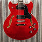 Westcreek Guitars 333 Semi Hollow Body Double Cutaway Red Guitar #0265 Used