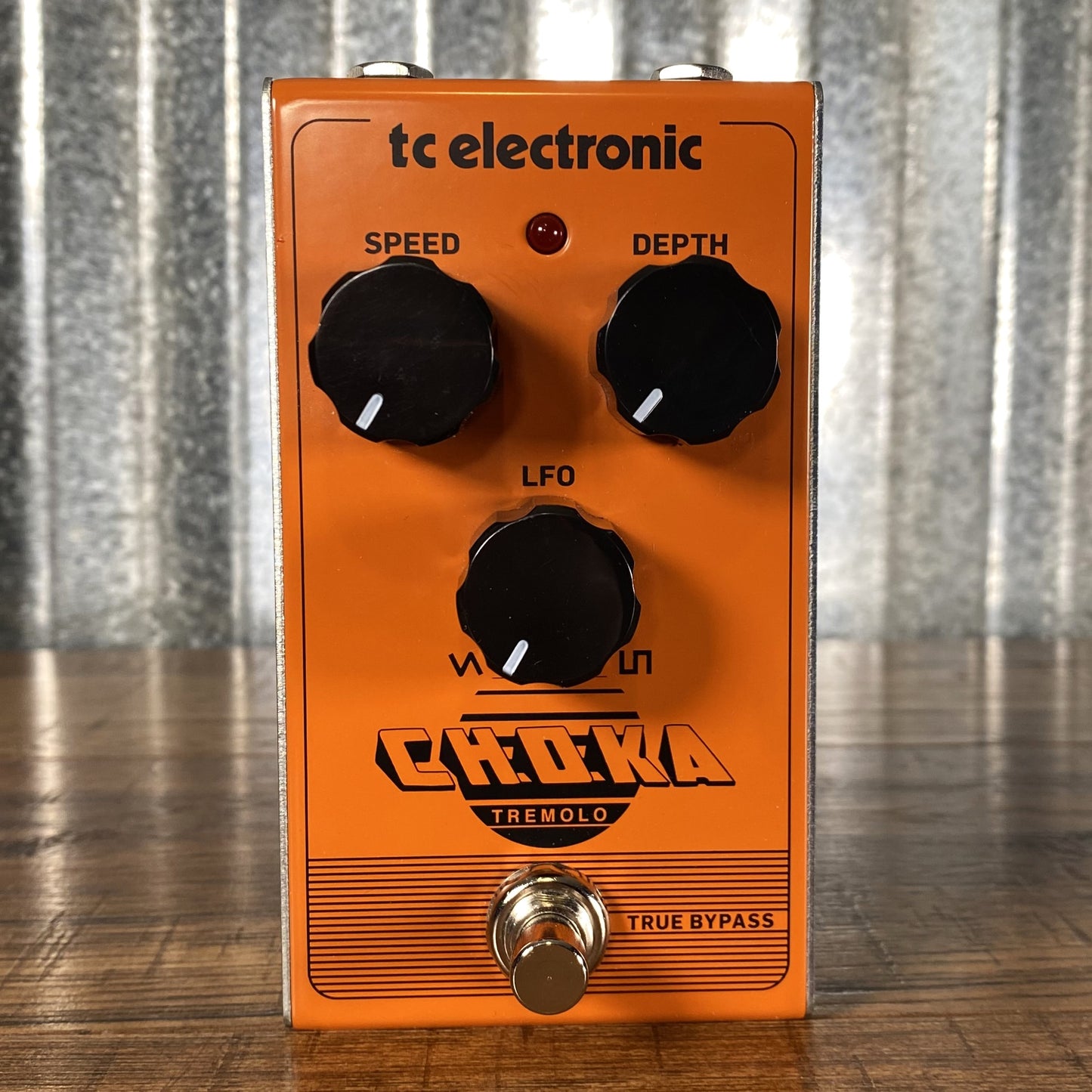 TC Electronic CHOKA Tremolo Guitar Effect Pedal Used