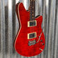 Reverend Kingbolt RA FM Transparent Wine Red Guitar & Case #58850