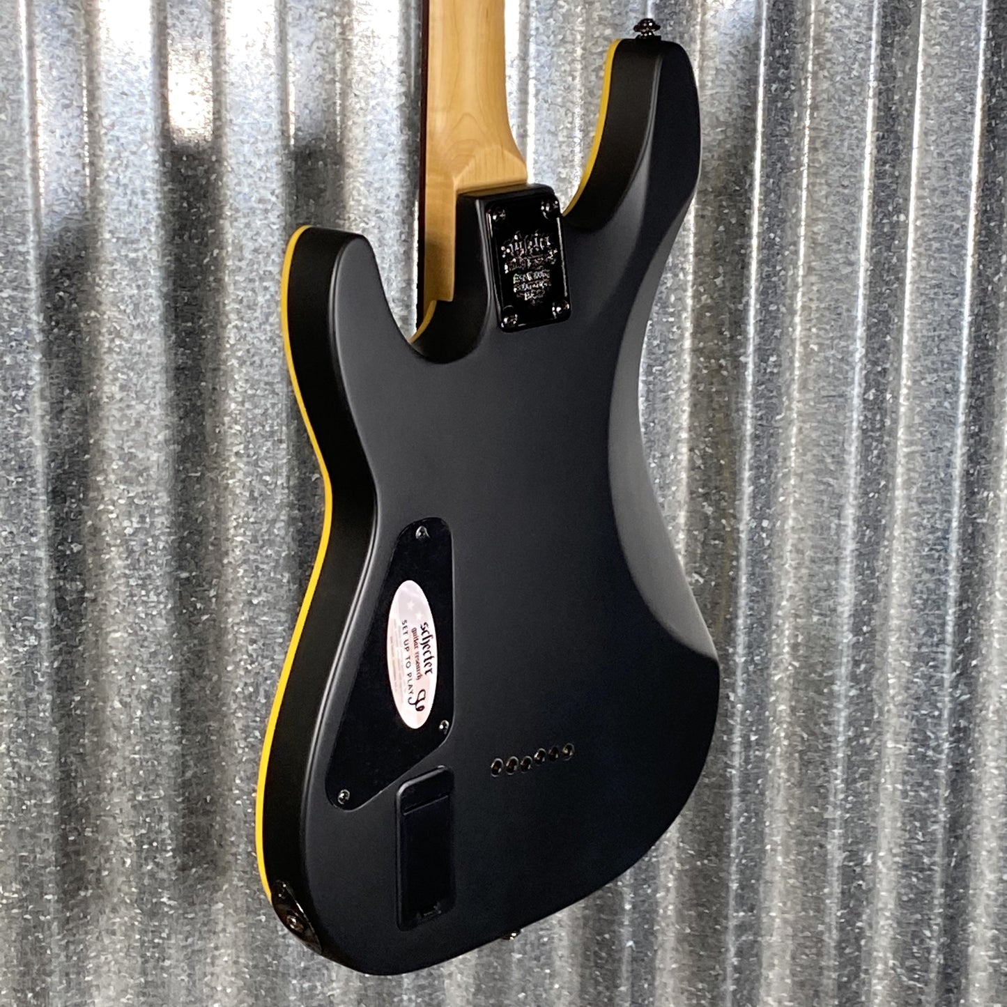 Schecter Demon 6 Aged Black Satin Guitar #0001