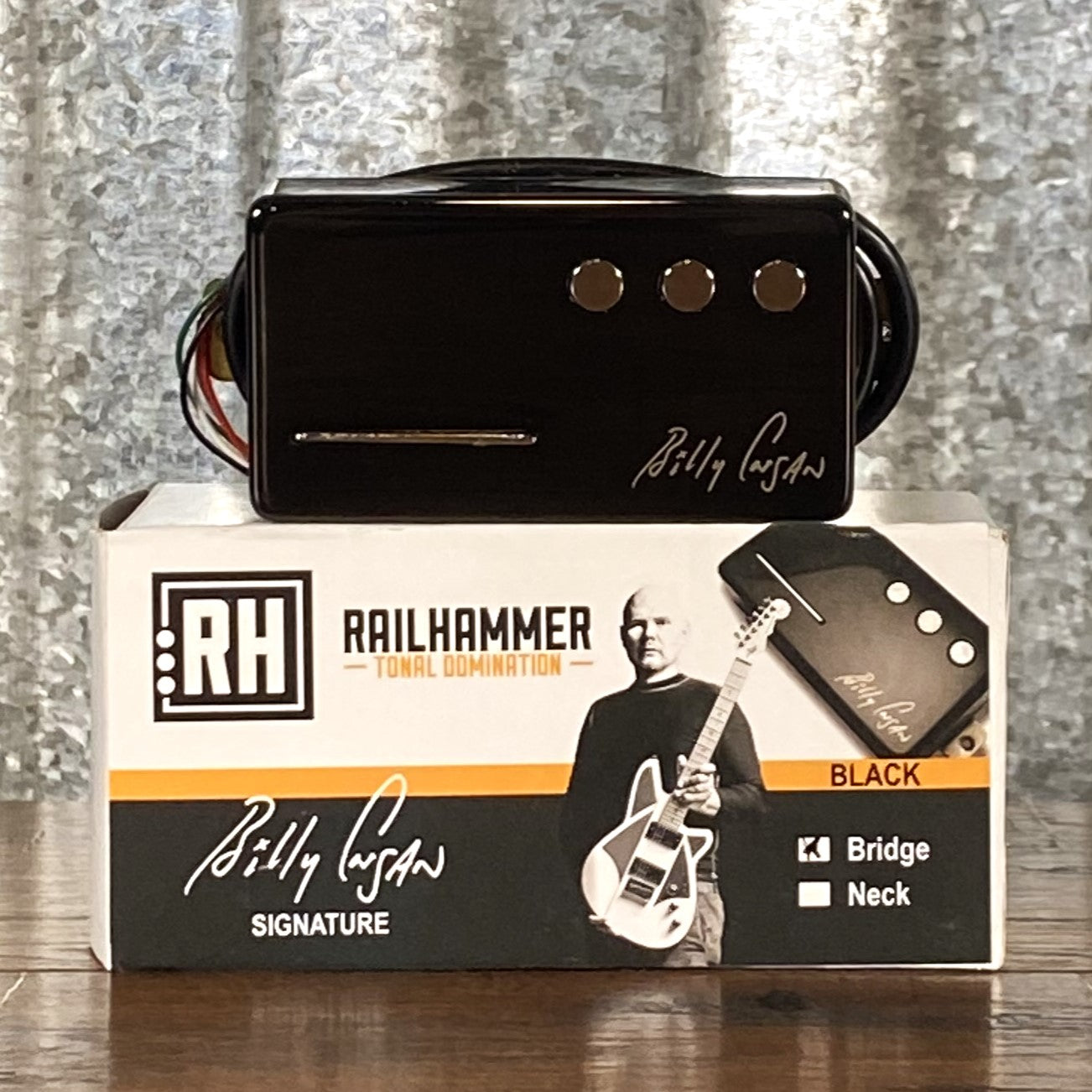 Railhammer Billy Corgan Bridge Black Humcutter Guitar Pickup