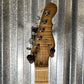 G&L USA Custom Shop ASAT Classic Smoked Caramel Roasted Maple Guitar & Bag #7037