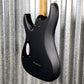 Schecter C-6 Deluxe Satin Black Guitar #0025