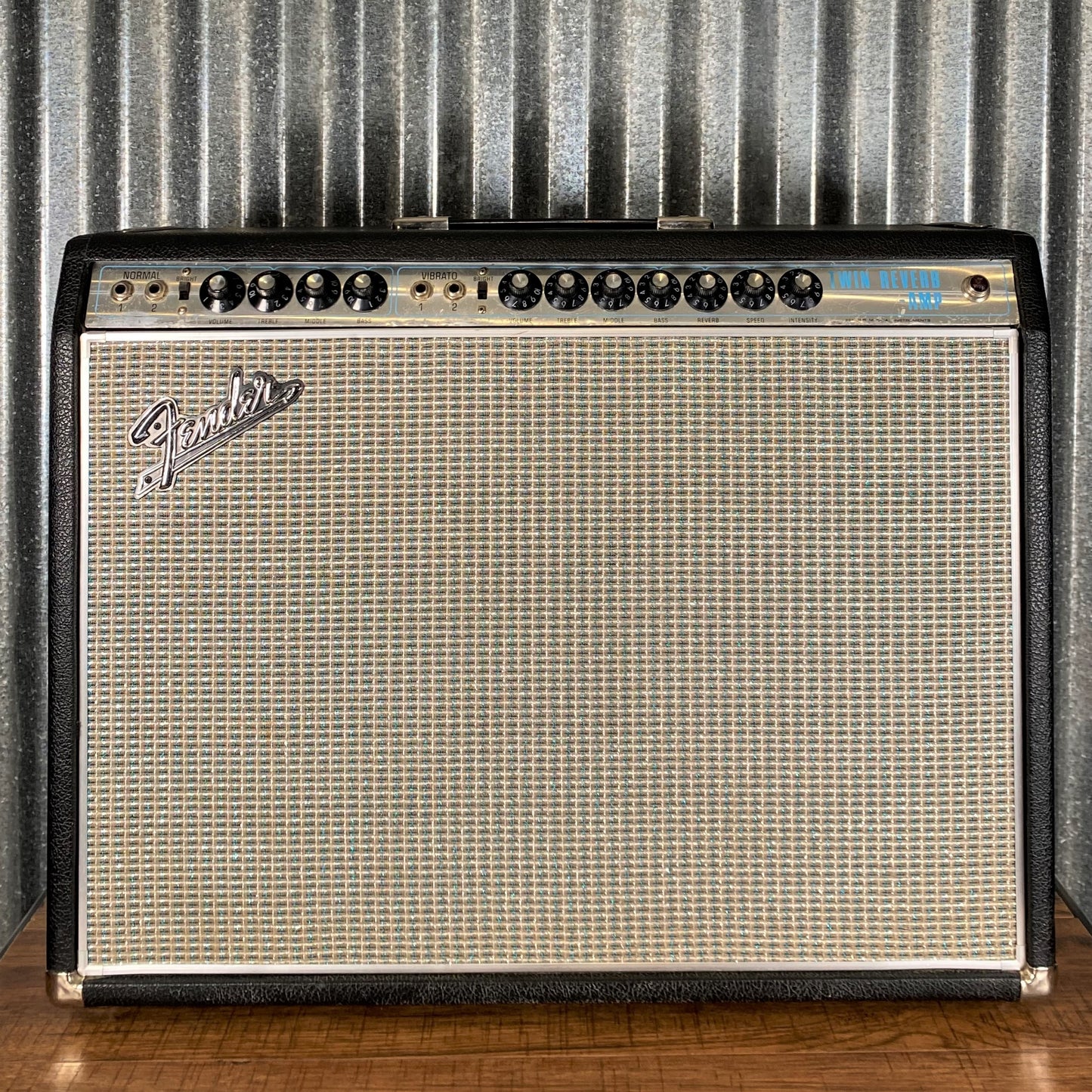 Fender 1969 Vintage Twin Reverb Amp Two Channel 2x12" All Tube Guitar Amplifier Combo Used