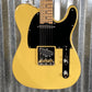 Musi Virgo Classic Telecaster Yellow Guitar #0475 Used