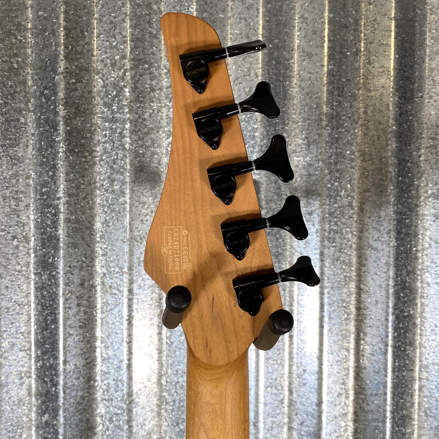 Schecter C-5 Standard Charcoal Satin 5 String Bass #1008 Blem