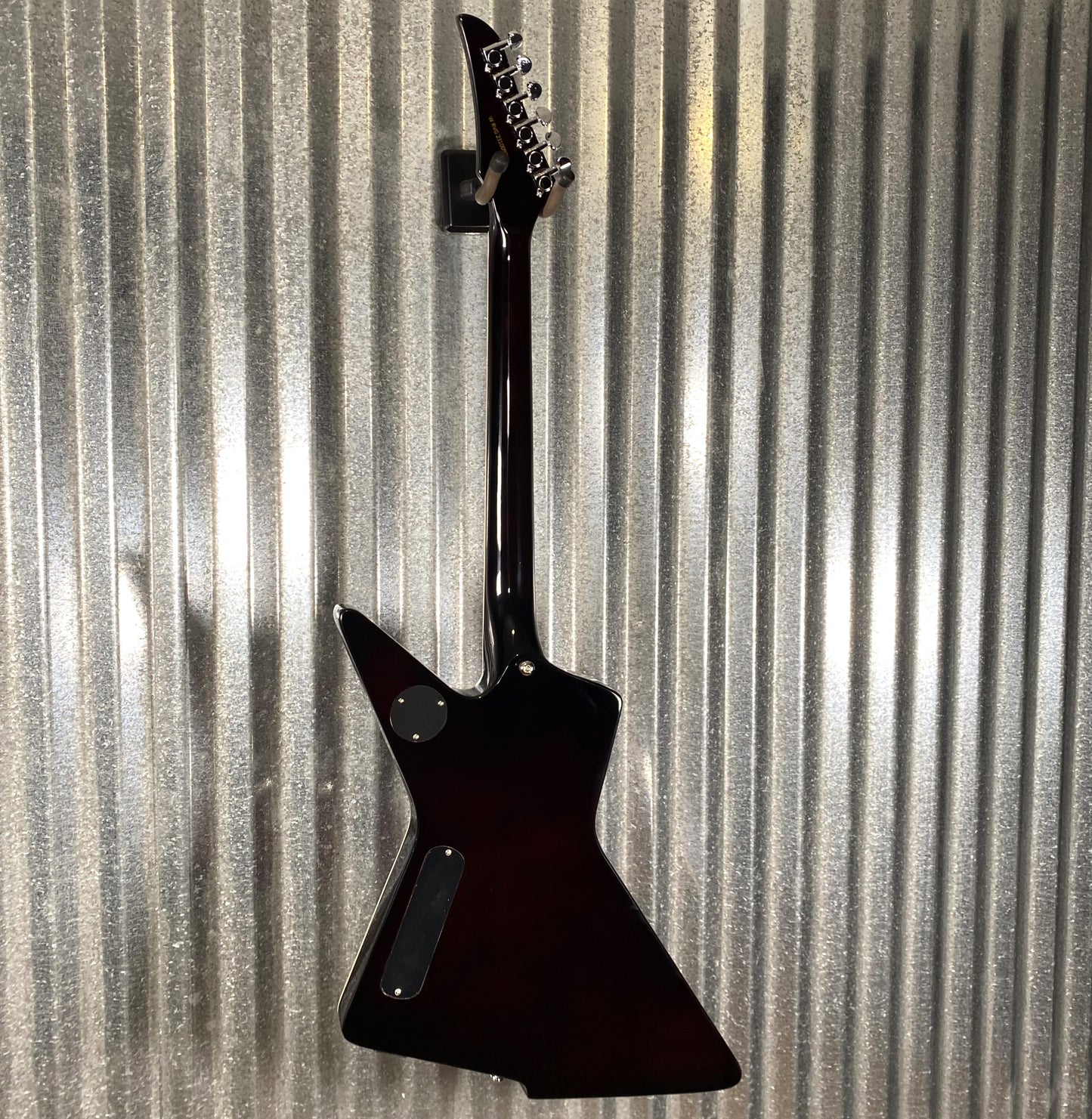 Westcreek Revenge Explorer Transparent Redburst Guitar #0974 Used