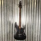 Schecter C-6 Deluxe Satin Black Guitar #0025