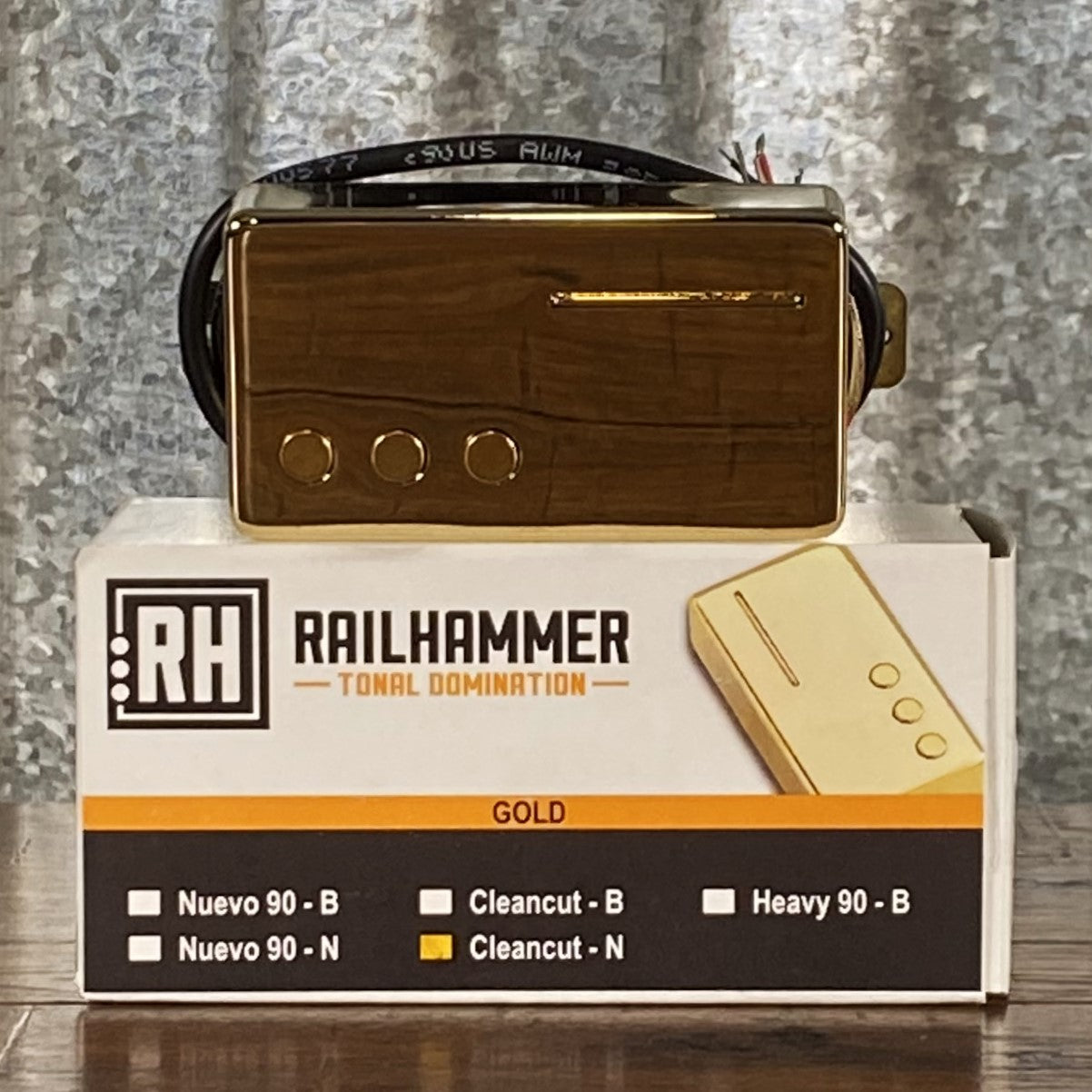 Railhammer Cleancut Neck Gold Humcutter Guitar Pickup