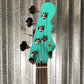 G&L USA LB-100 Belair Green 4 String Bass & Bag LB100 #6110