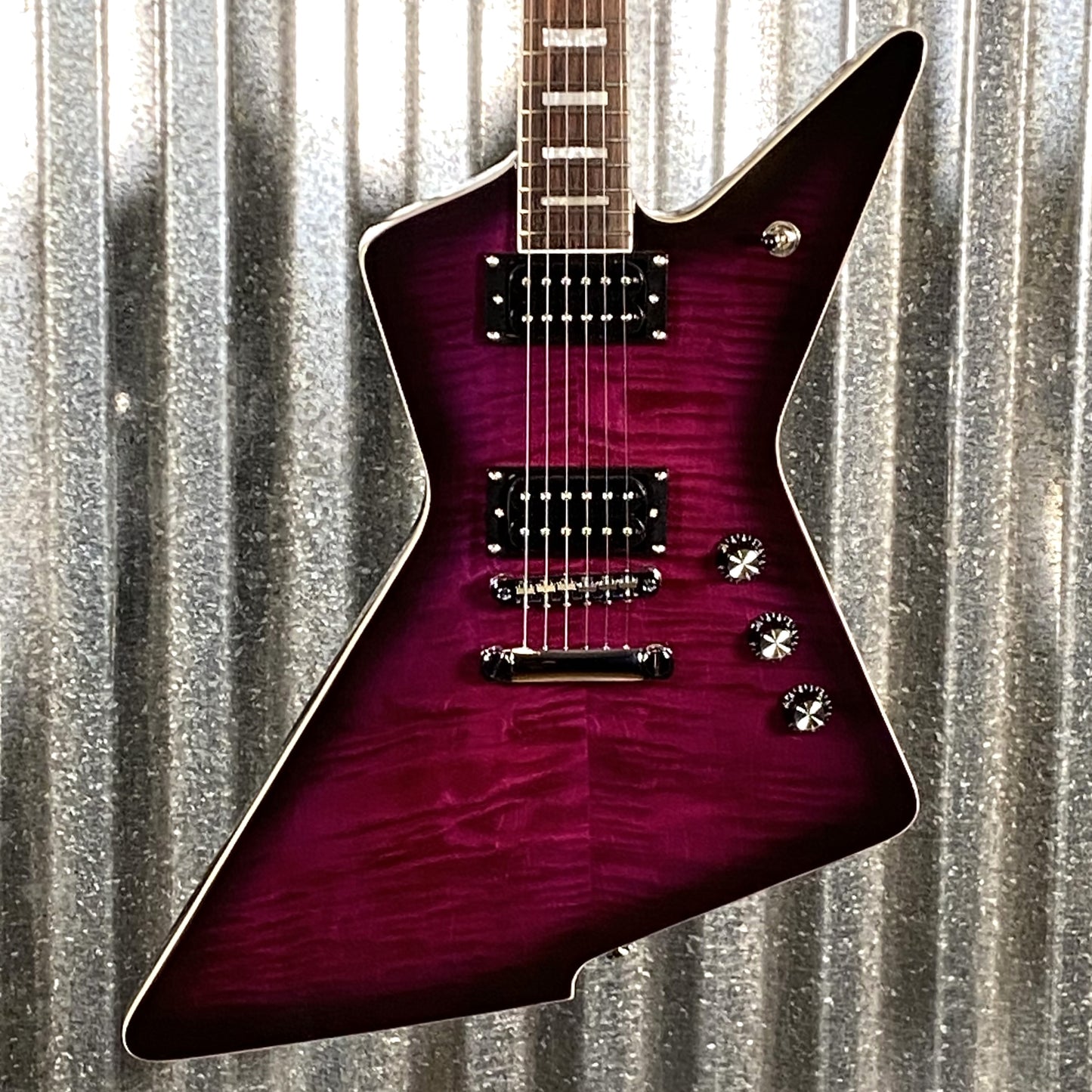 Westcreek Guitars Revenge Explorer Style Transparent Purple #0569 Used