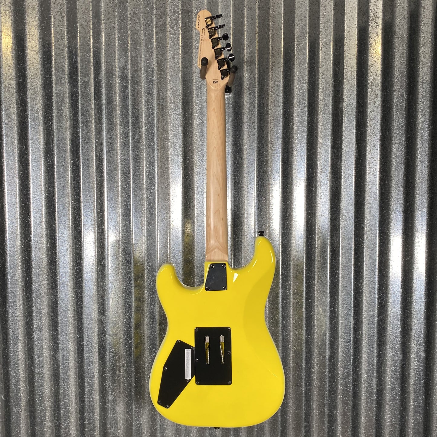 ESP LTD GL-200MT George Lynch Yellow Tiger Stripe Graphic Guitar GL200MT #0083 Used