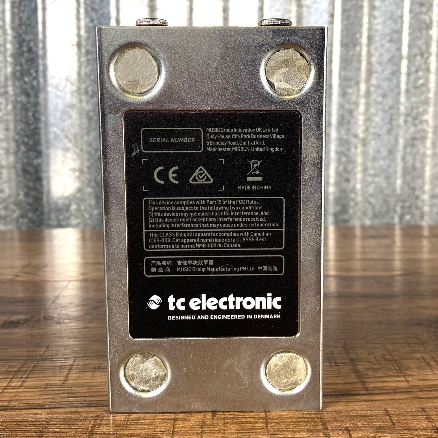 TC Electronics Gauss Tape Echo Guitar Effect Pedal Used