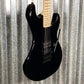 G&L USA Fullerton Deluxe Rampage 24 Jet Black Guitar & Bag #5044