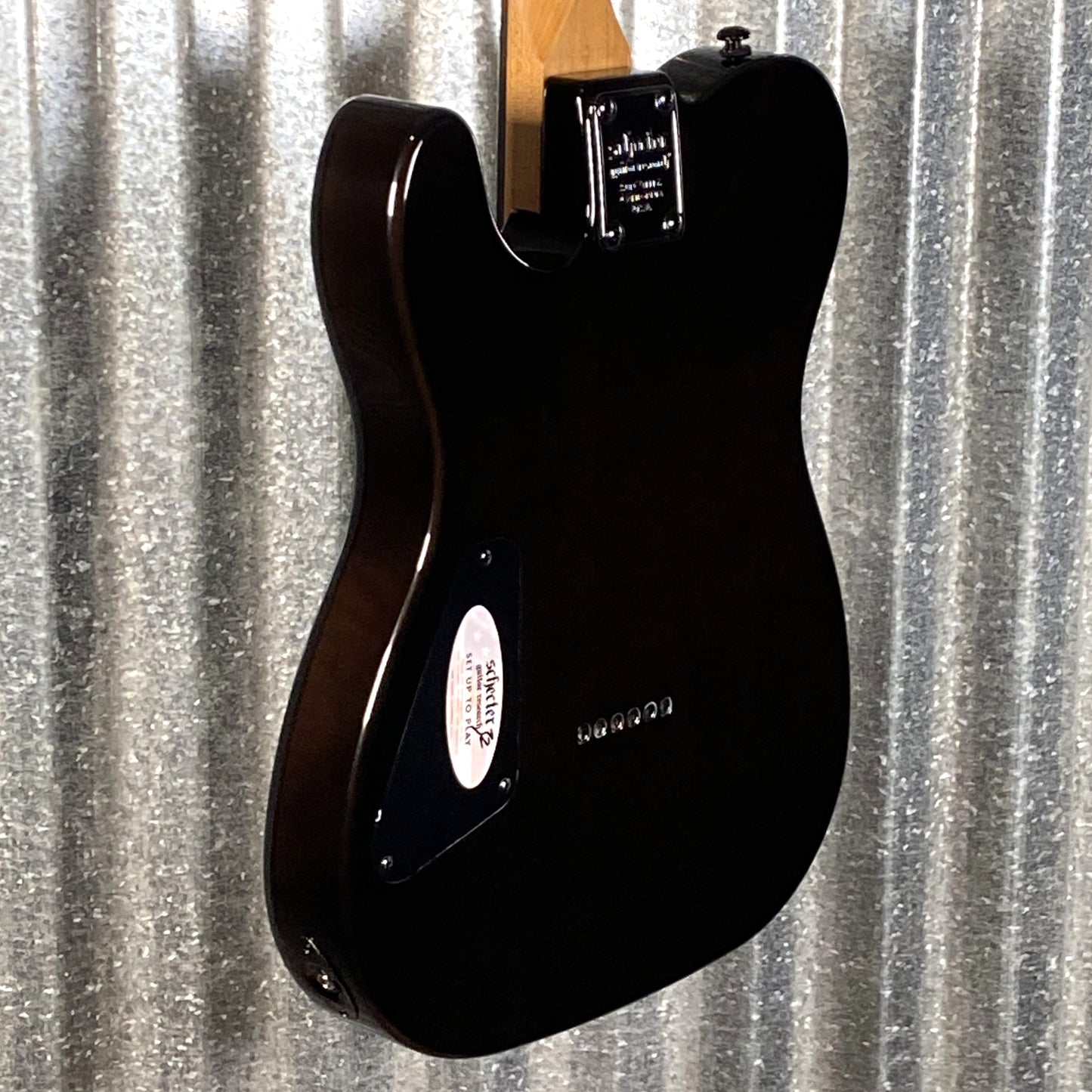 Schecter PT Standard Black Fade Burst Burl Guitar #0444