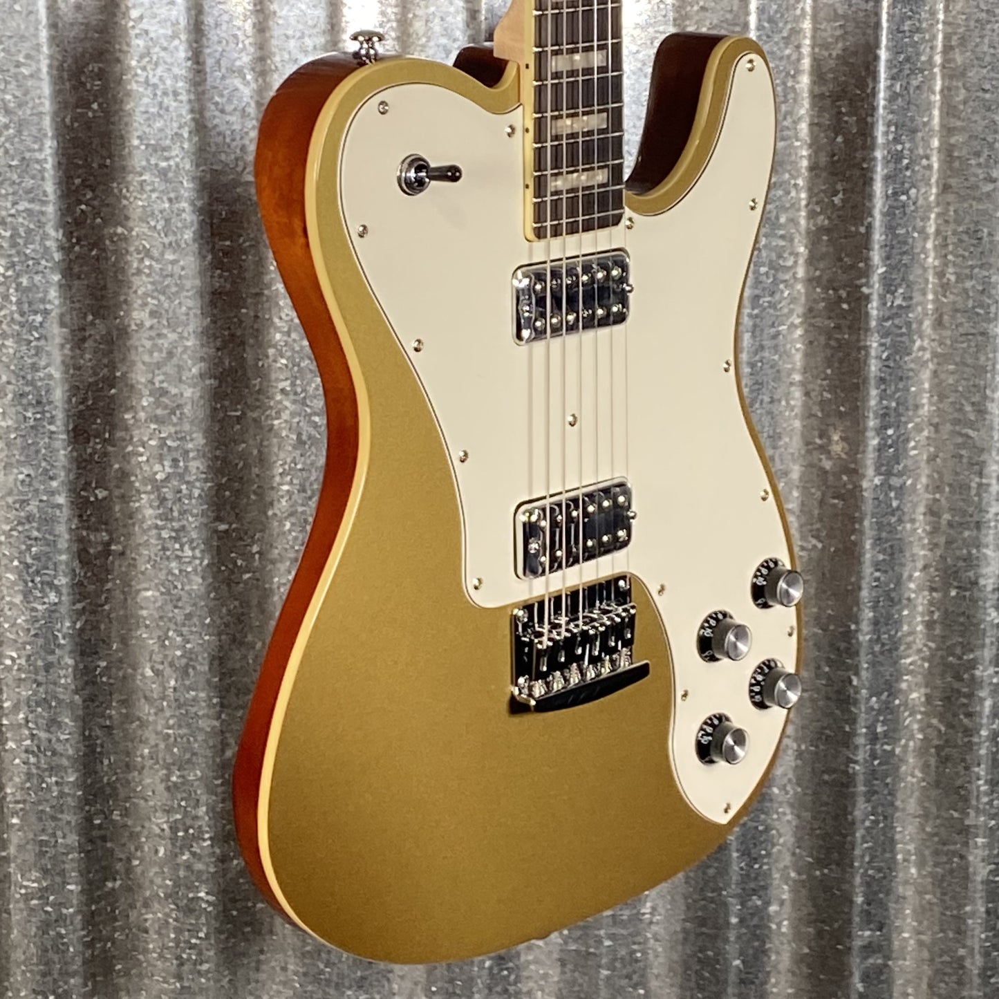 Schecter PT Fastback Gold Top Guitar #3218