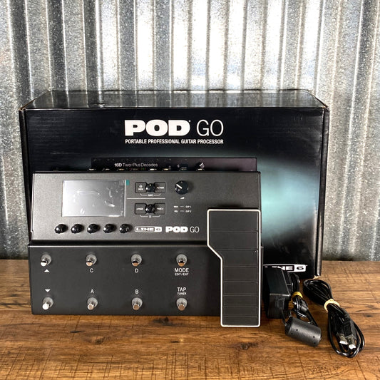 Line 6 Pod Go Multi-Effect Guitar Bass Effect Pedal Used