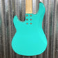 G&L USA LB-100 Belair Green 4 String Bass & Bag LB100 #6110