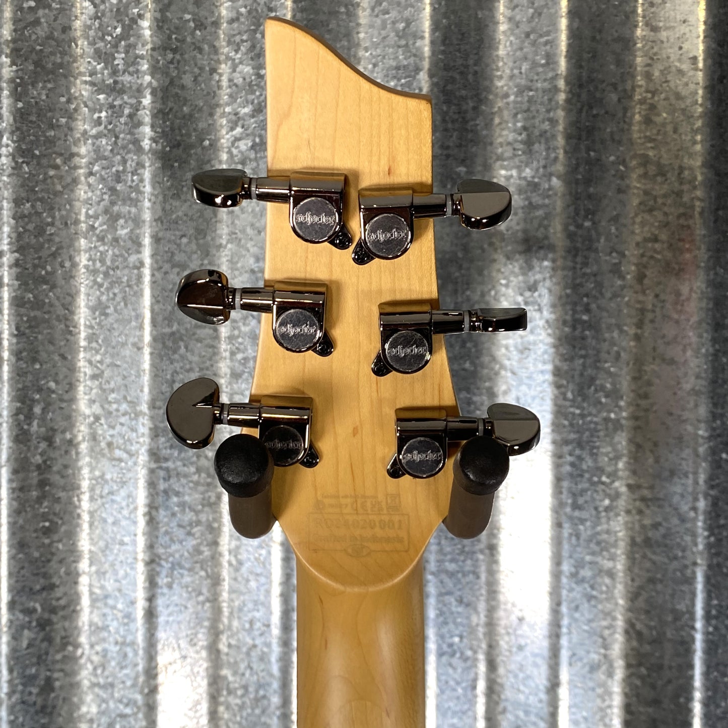 Schecter Demon 6 Aged Black Satin Guitar #0001