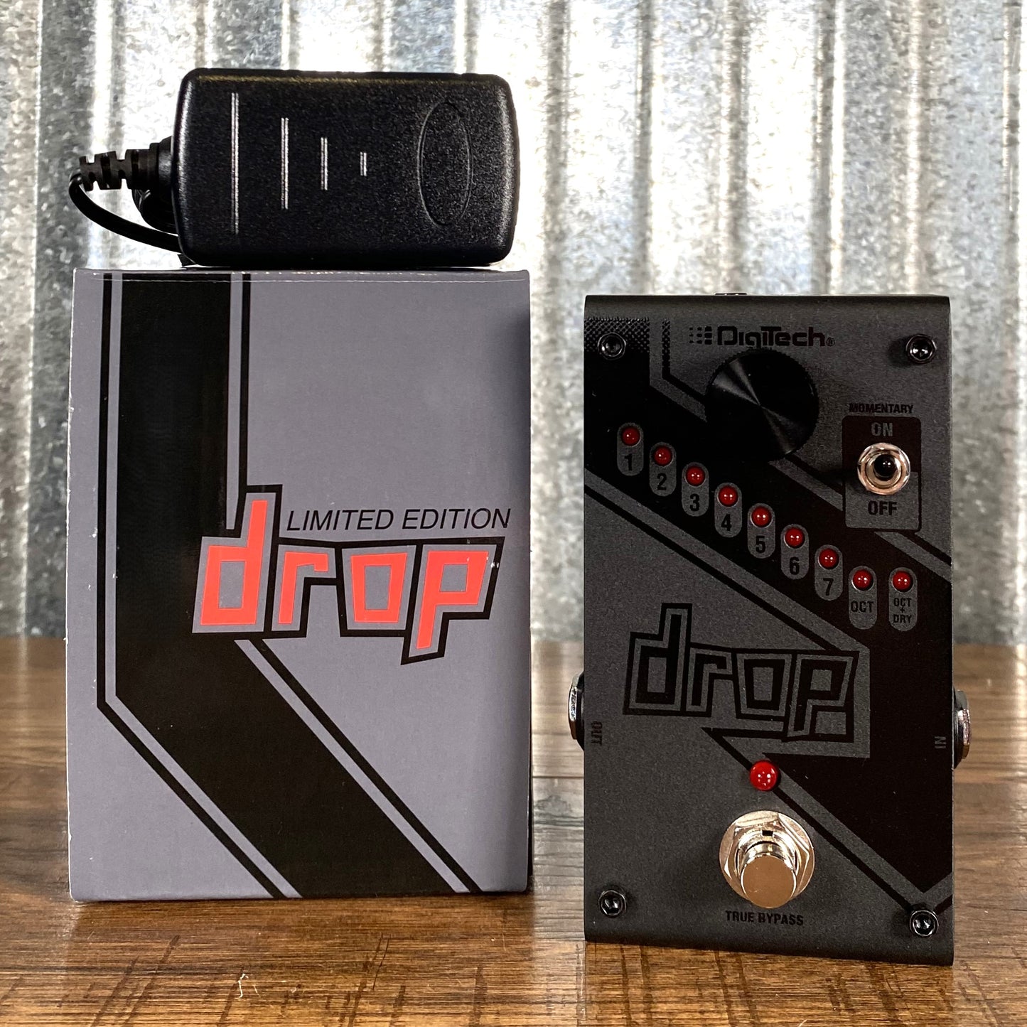 DigiTech Limited Edition Black DROP Compact Polyphonic Drop Tune Pitch-Shifter Guitar Effect Pedal