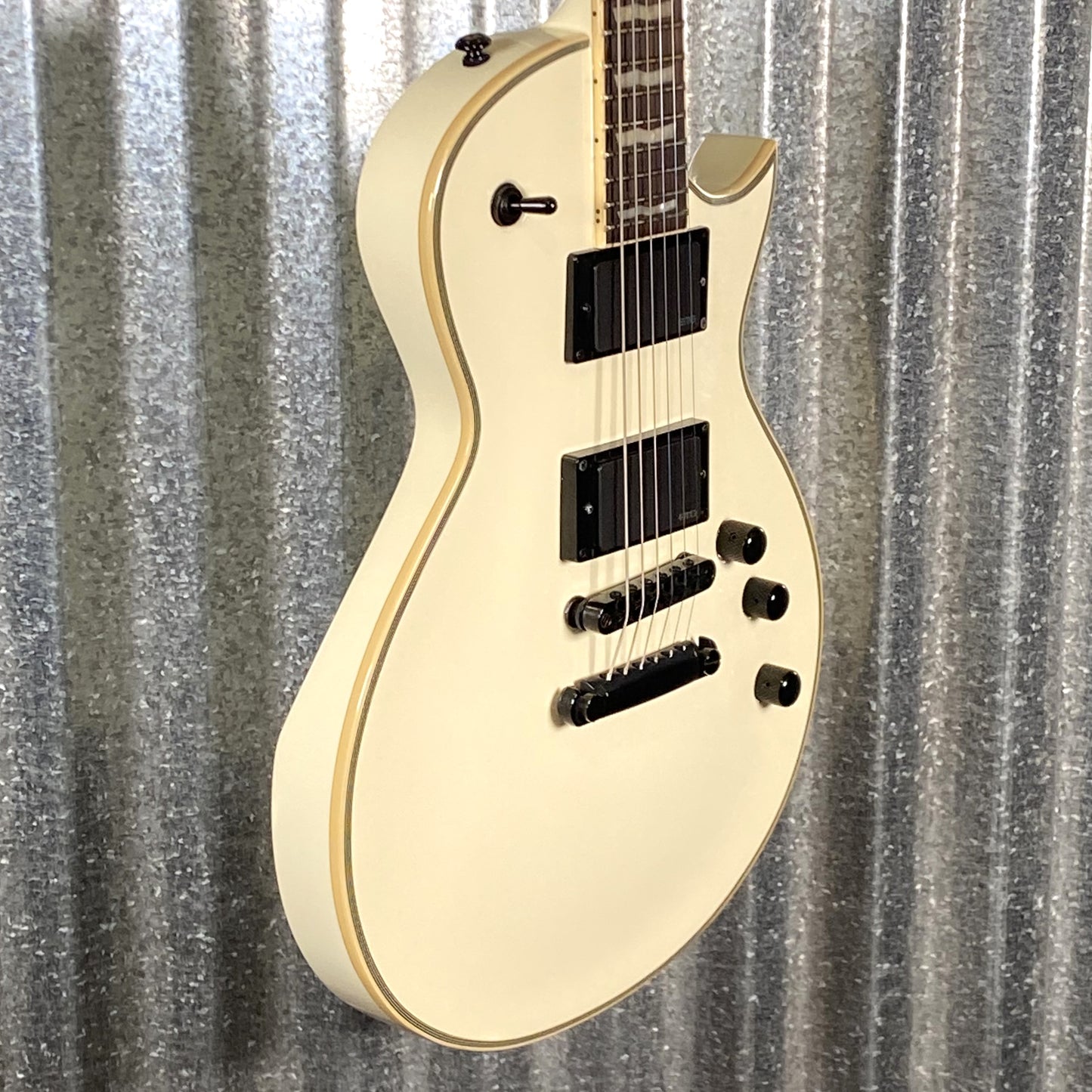 ESP LTD EC-401 Olympic White EMG Guitar LEC410OW #0424 Used