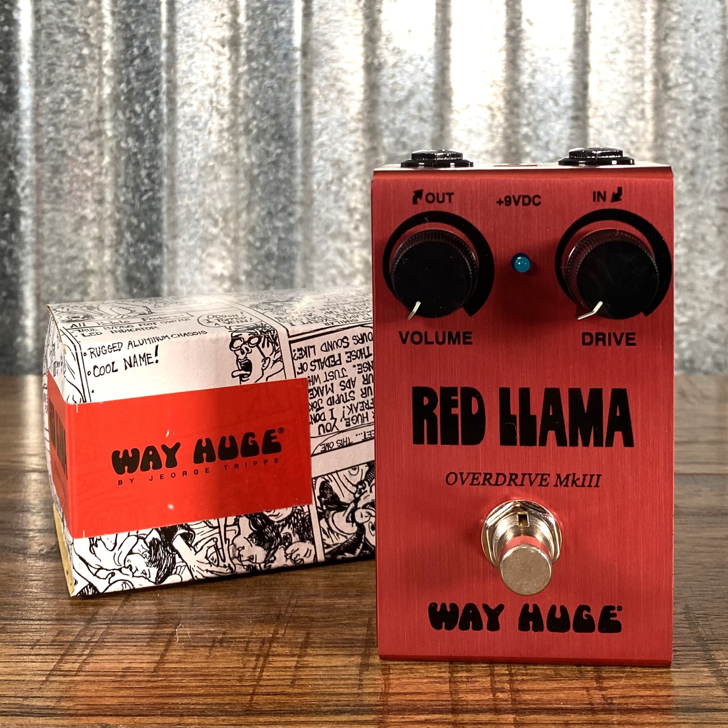 Dunlop Way Huge WM23 Red Llama MKIII Overdrive Guitar Effect Pedal