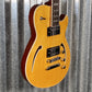 Reverend Limited Edition Roundhouse Semi Hollow Body Archtop Vintage Clear Natural Guitar & Case #21