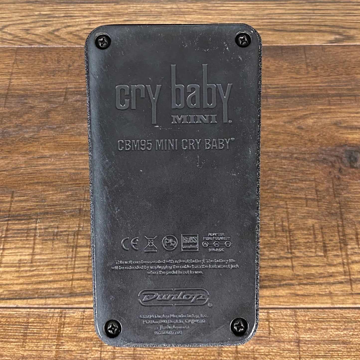 Dunlop CBM95 Cry Baby Mini Wah Guitar Effect Pedal B Stock