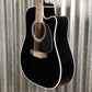 Takamine EF381SC Cutaway 12 String Acoustic Electric Guitar Black & Case Japan #0511