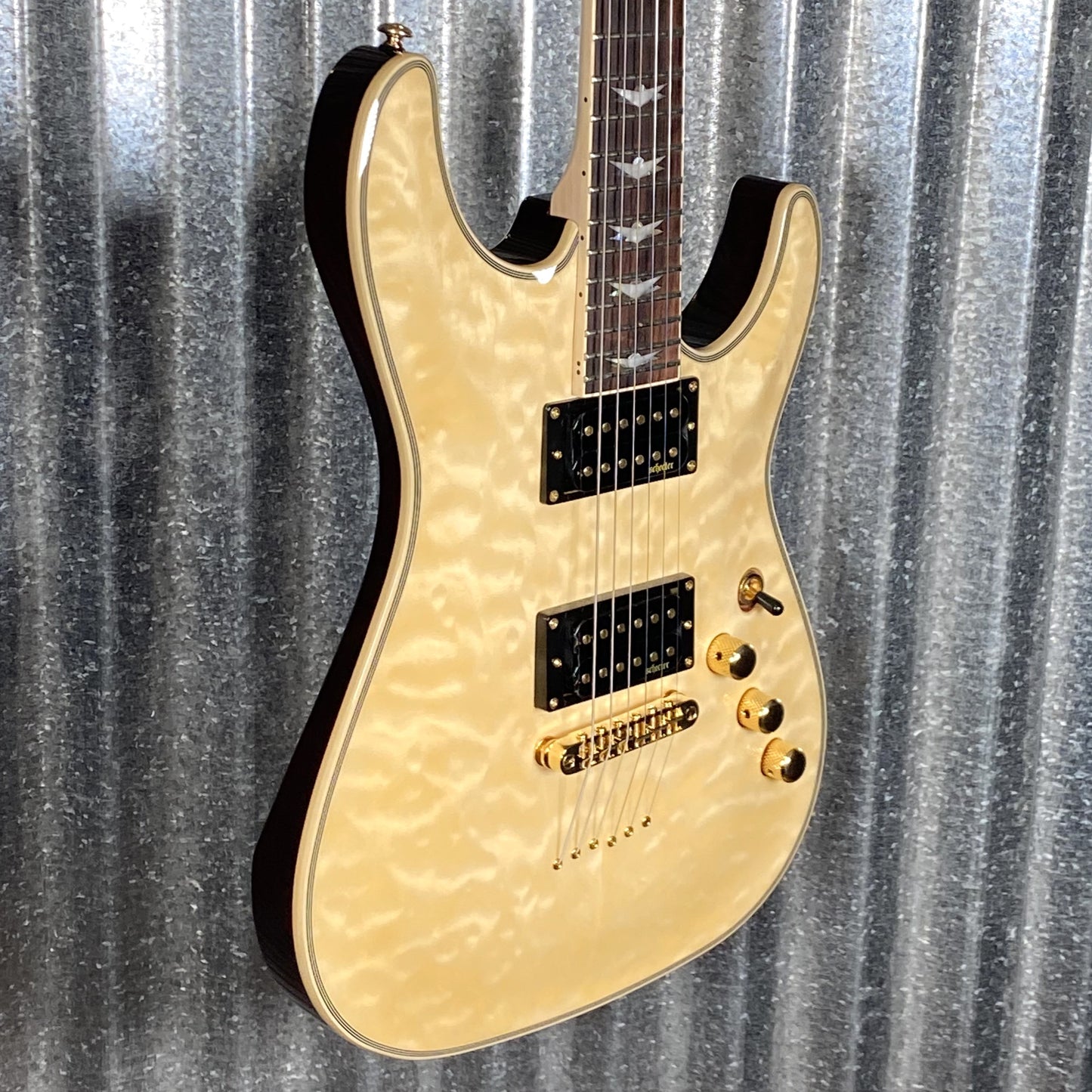 Schecter Omen Extreme 6 Gloss Natural Guitar #1396