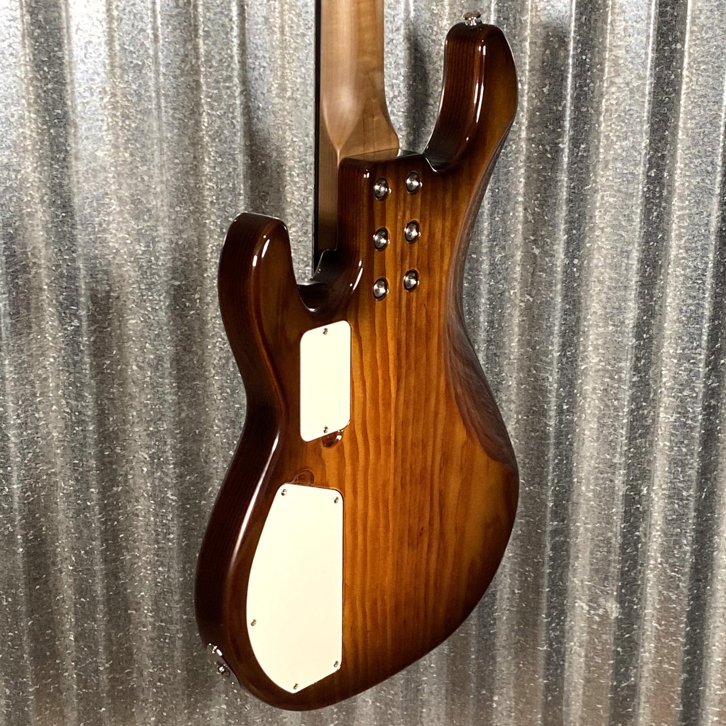 G&L USA Custom Shop L-2500 5 String Bass Smoked Caramel Roasted Pine & Bag #4018