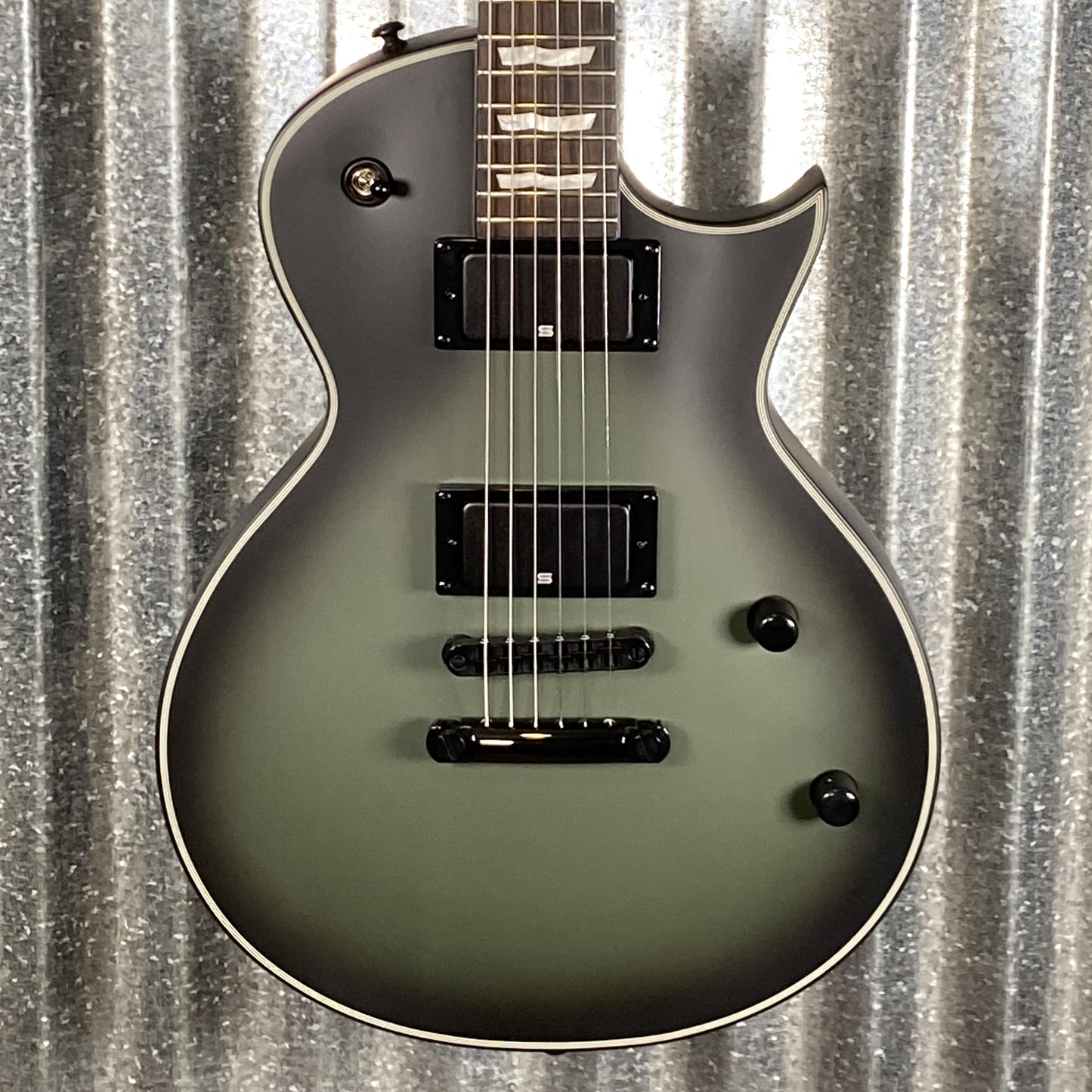 ESP LTD BK-600 Bill Kelliher Military Green Sunburst Satin Seymour Duncan Guitar & Case #1029 Used