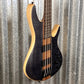 Schecter CB-4 Charles Berthoud 4 String Bass See Thru Black Satin #0582