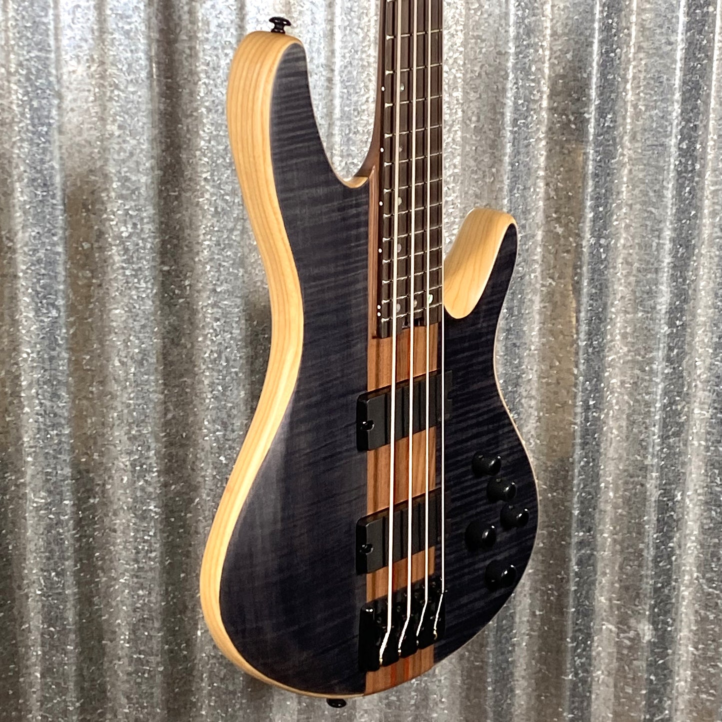 Schecter CB-4 Charles Berthoud 4 String Bass See Thru Black Satin #0582
