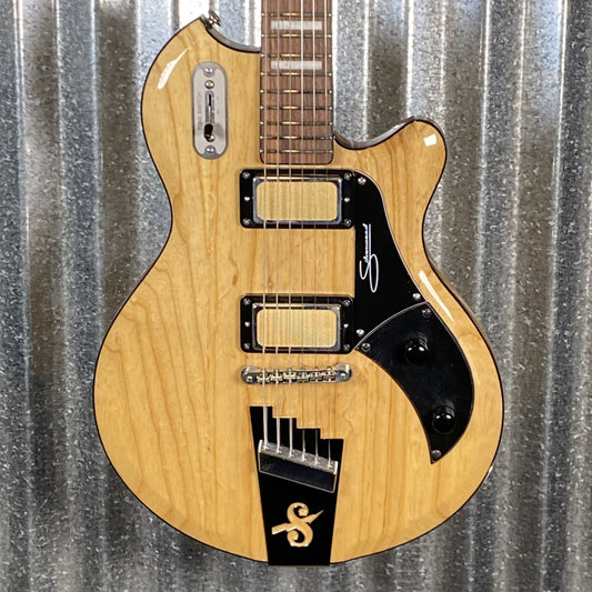 Supro 1296AN Silverwood Natural Ash Guitar & Bag #0142 Blem