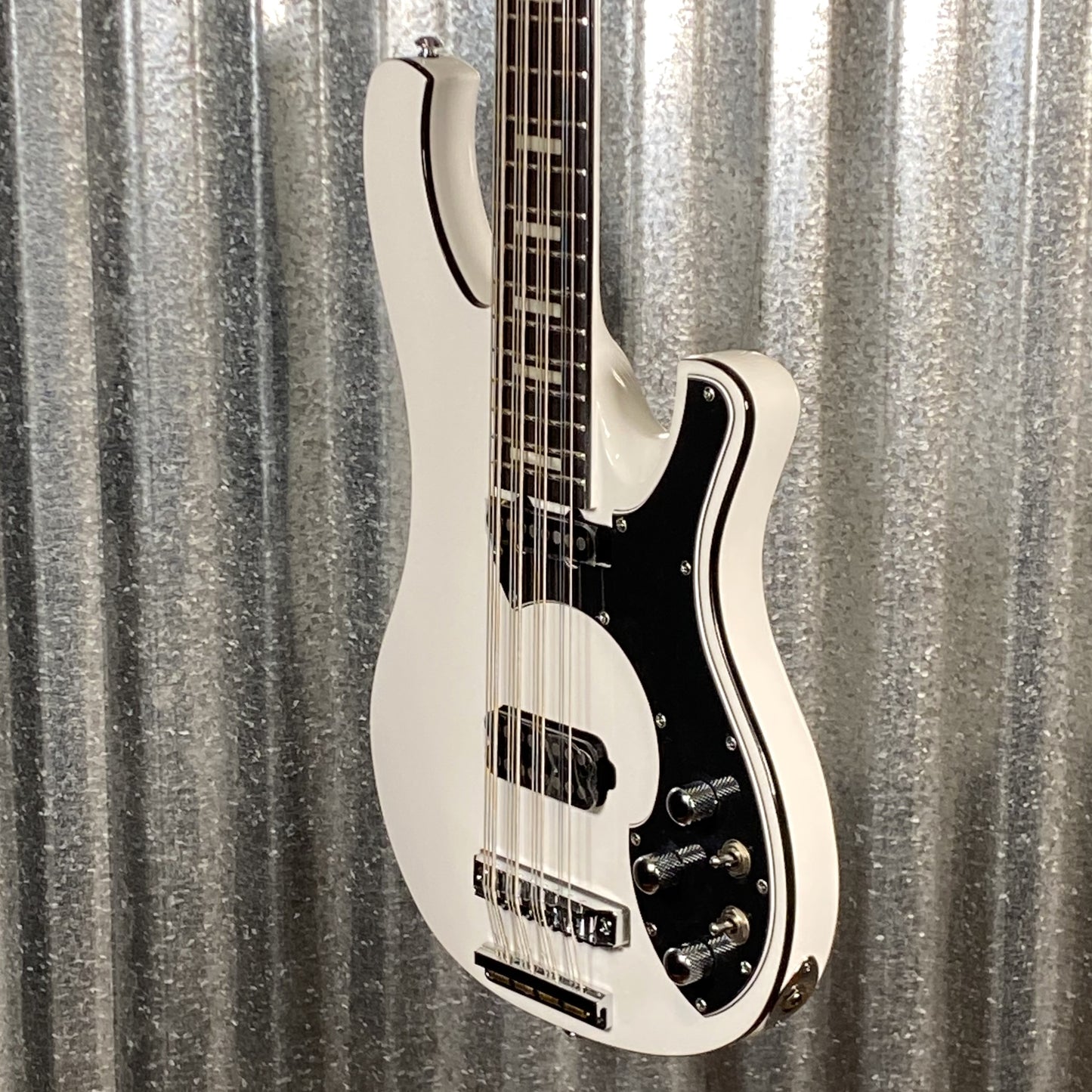 Schecter Stargazer 12 String Bass White #2457