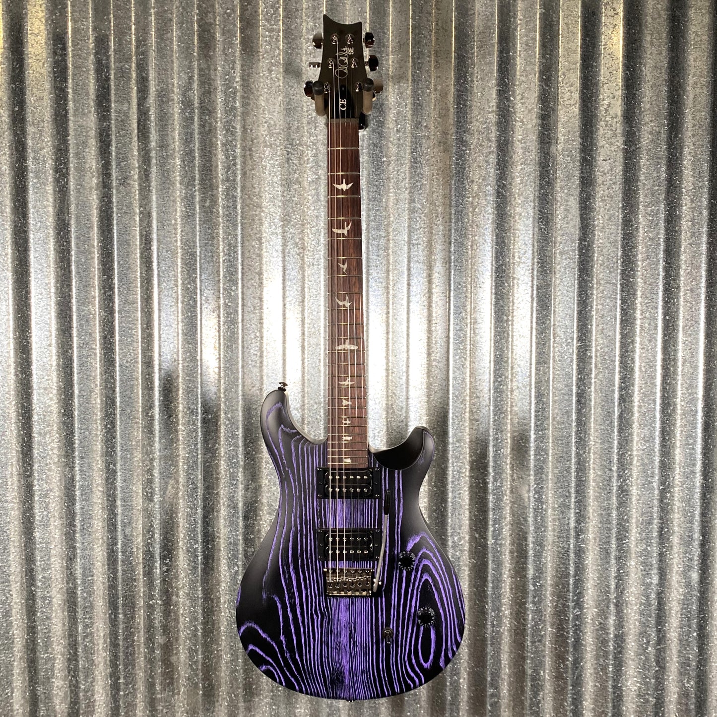 PRS Paul Reed Smith SE CE 24 Sandblasted Purple Limited Edition Guitar & Bag #8788