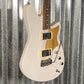 Reverend Descent W Trans White Baritone Guitar & Case #57586