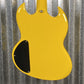 Westcreek Guitars Racer SG Offset Style Bumble-B Yellow #0162 Used