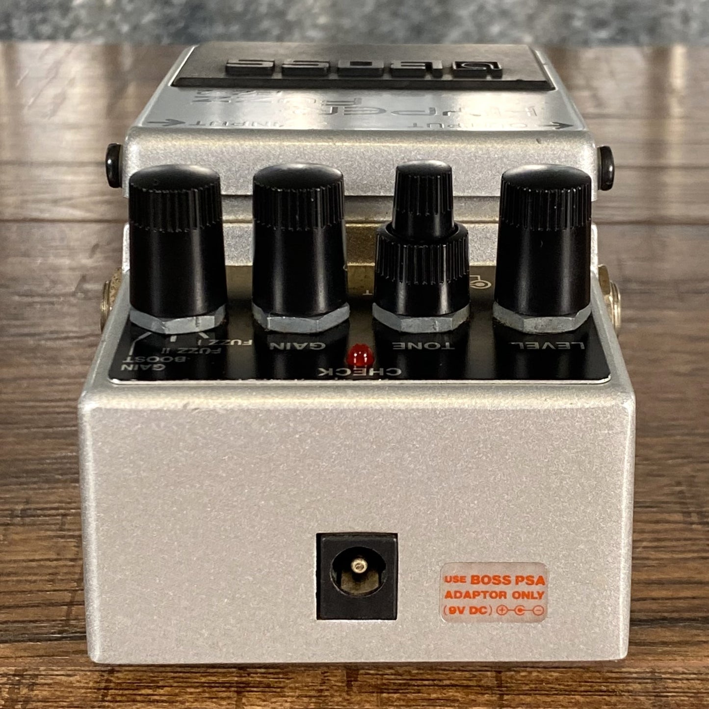 Boss FZ-2 Hyper Fuzz Guitar Effect Pedal Silver Label Taiwan Used