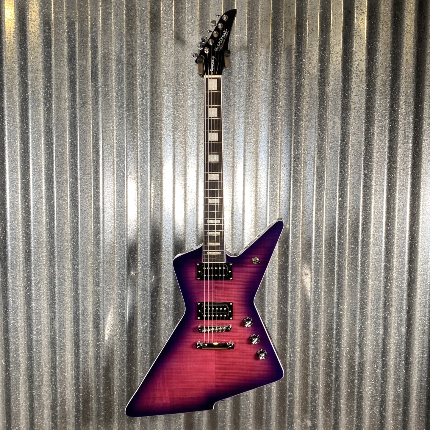 Westcreek Guitars Revenge Explorer Style Transparent Purple #0271 Used