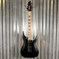 Schecter C-1 SLS Custom Hardtail Fishman Pickups Satin Black Guitar #1595