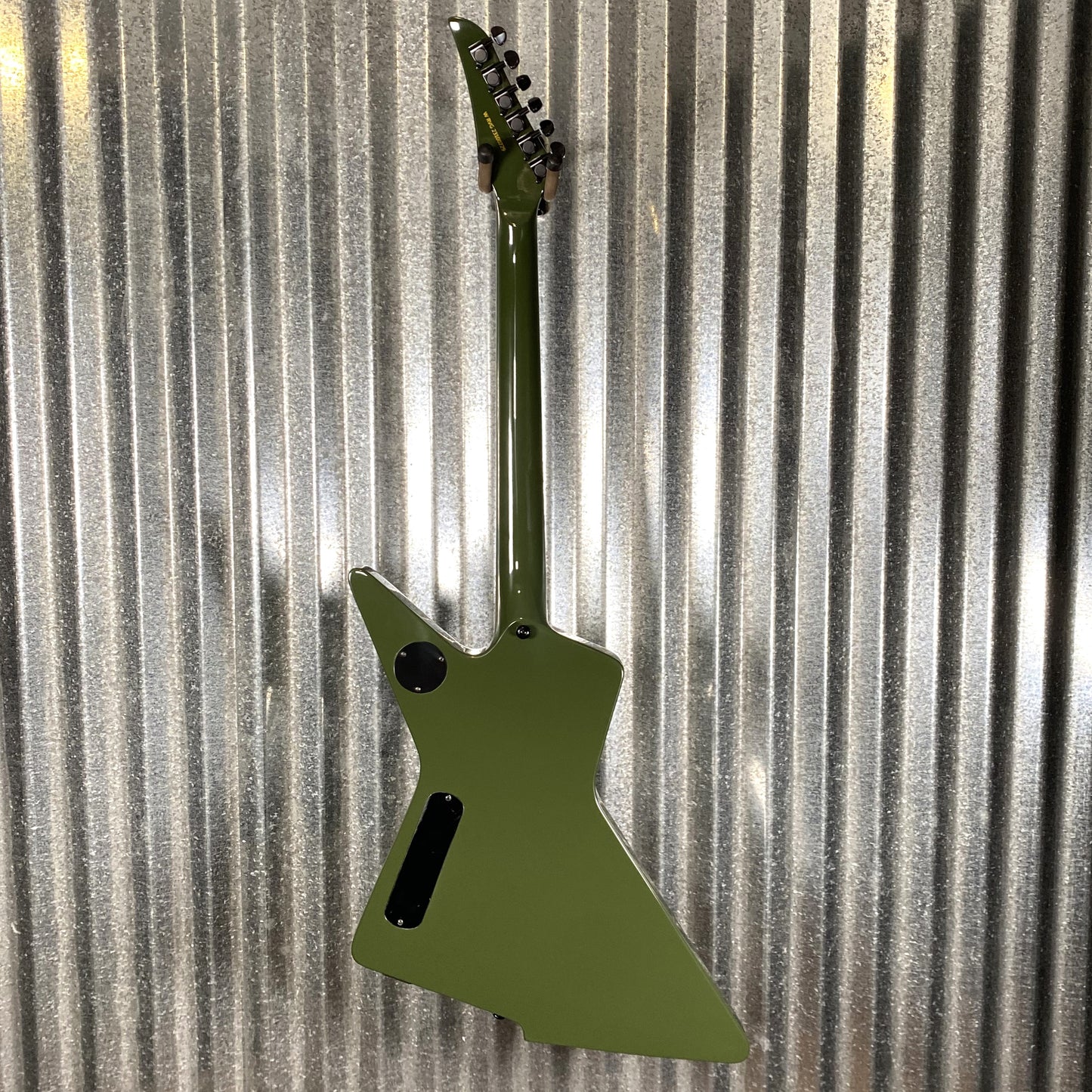 Westcreek Revenge Explorer Army Green Guitar #0229 Used