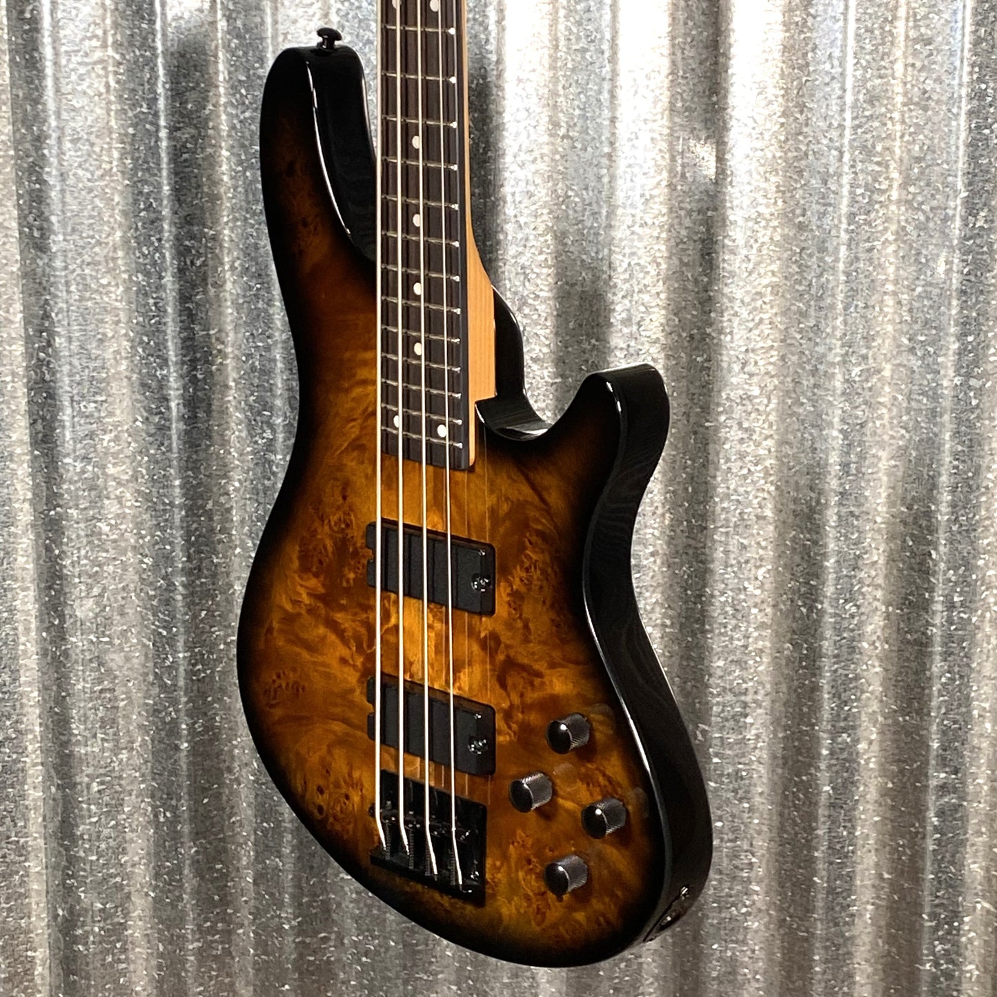 Schecter C-4 Standard Tobacco Burl 4 String Bass #0810 Blem