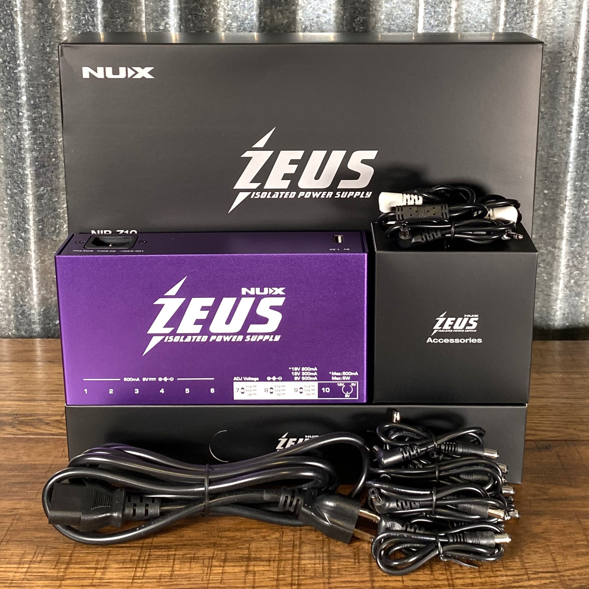 zeus pedal NUX NIP-Z10 Zeus 10 Output Isolated Guitar Pedalboard Effect Pedal Pow – Specialty Traders