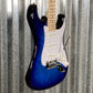 G&L USA Fullerton Deluxe S-500 Blueburst Guitar & Bag S500 #8192