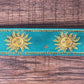 Levy's MPJG-SUN-GRN 2" Jacquard Weave Guitar Bass Strap Green Sun