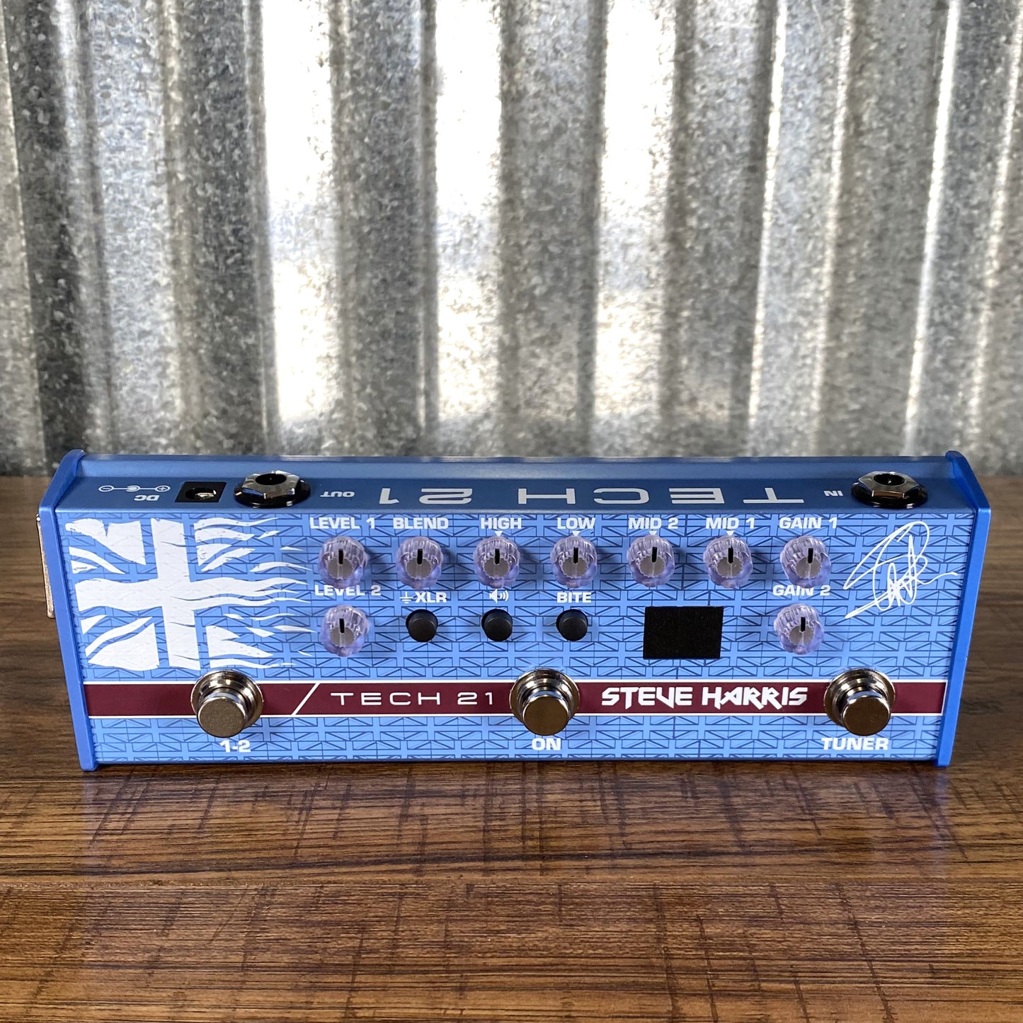 Tech 21 NYC SansAmp Steve Harris Signature SH1 Bass Effect Pedal SH1