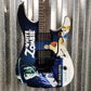 ESP LTD KH-WZ Kirk Hammett White Zombie Graphic EMG Guitar & Tombstone Case #2272 Used