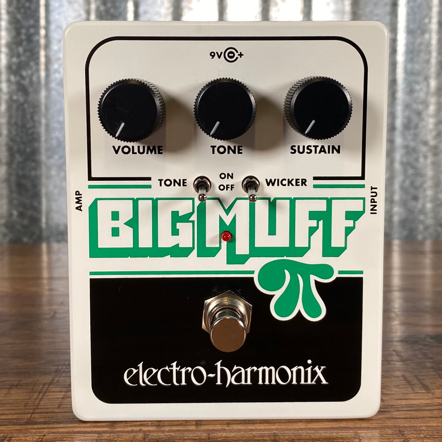 Electro-Harmonix EHX Big Muff PI with Tone Wicker Distortion Sustainer Guitar Effect Pedal